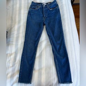 Re/Done Jeans - size 27, medium wash, no rips